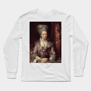 Queen Charlotte by Benjamin West Long Sleeve T-Shirt